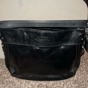 Coach black bag.